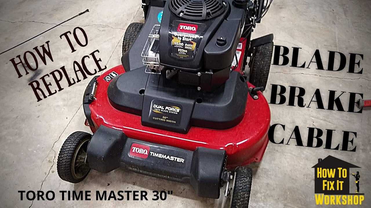 toro timemaster 30 inch parts diagram