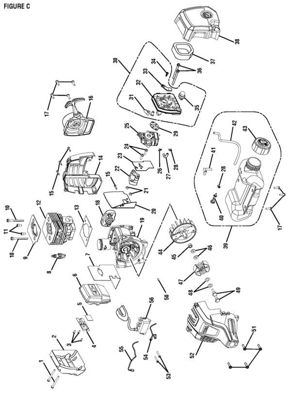 toro trimmer parts diagram