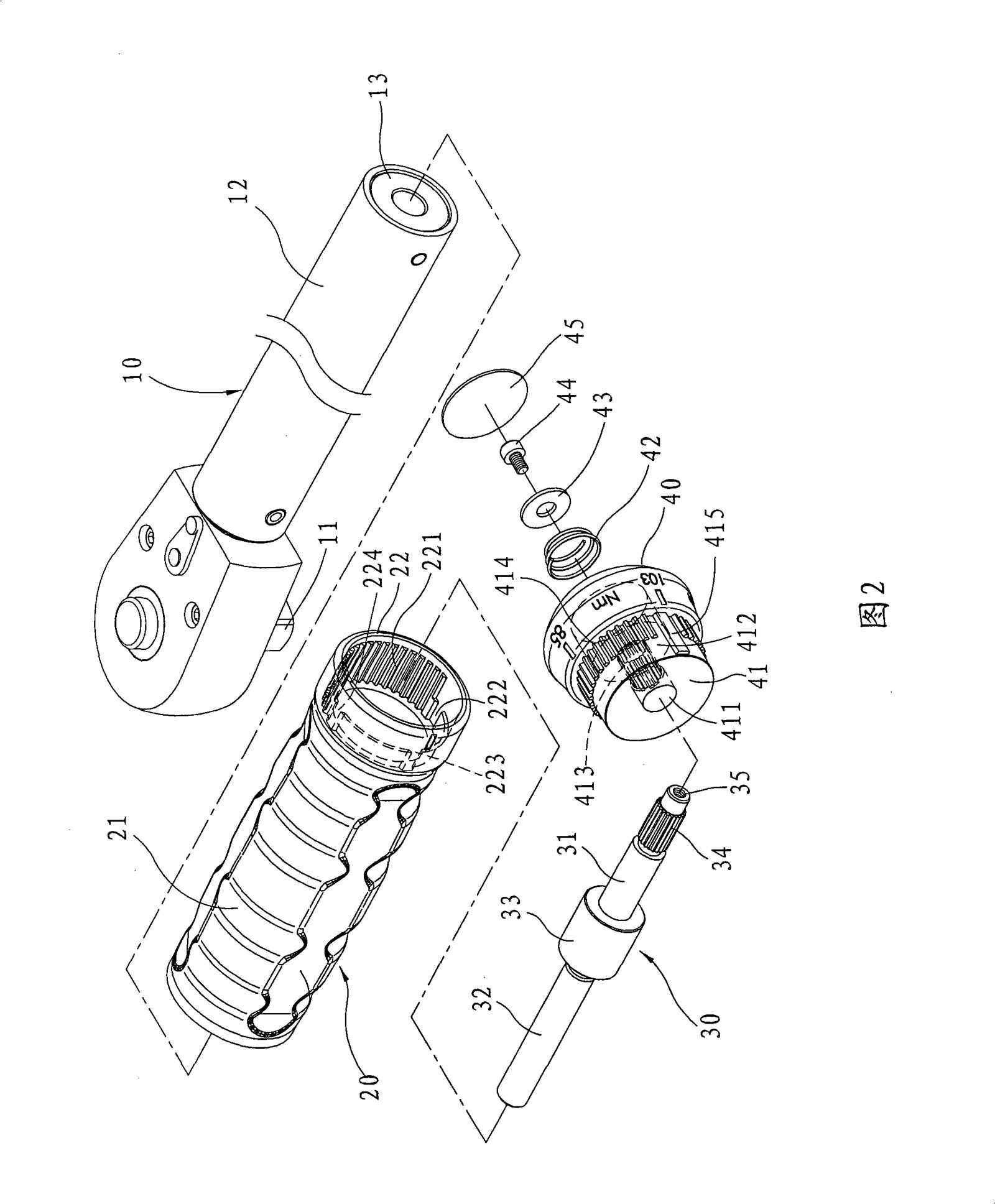 torque wrench parts diagram