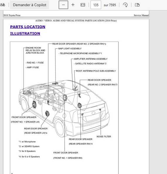 toyota prius parts diagram