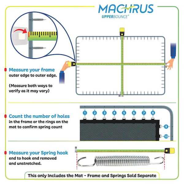 trampoline parts diagram