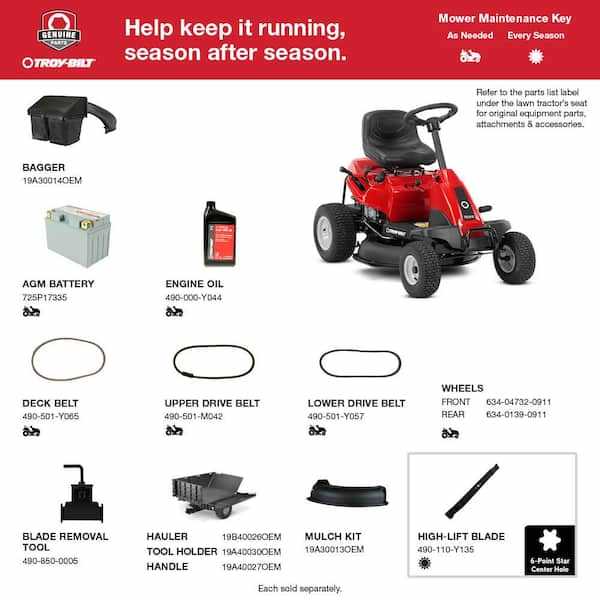 troy bilt 13an77kg011 parts diagram