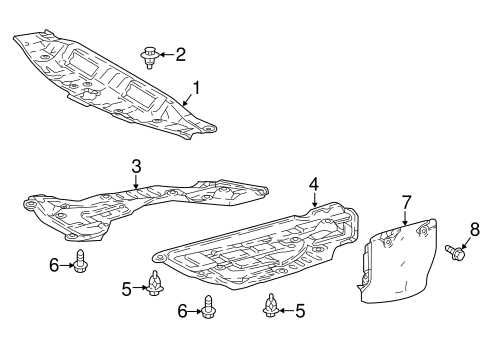 undercarriage toyota camry parts diagram