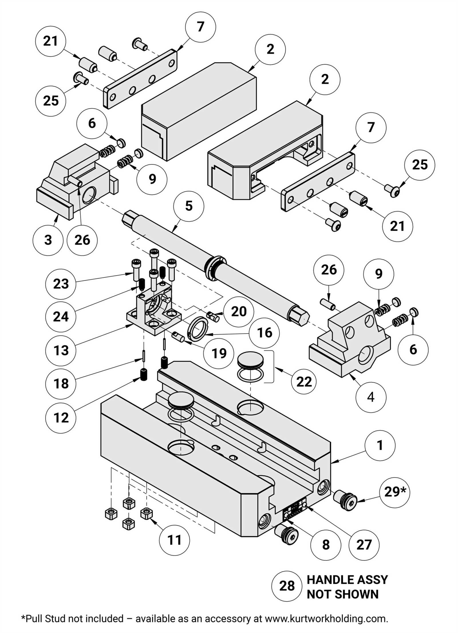 vise parts diagram