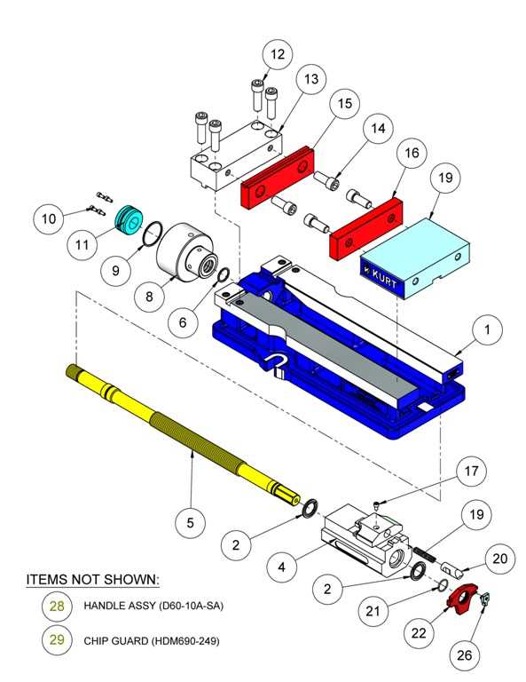 vise parts diagram