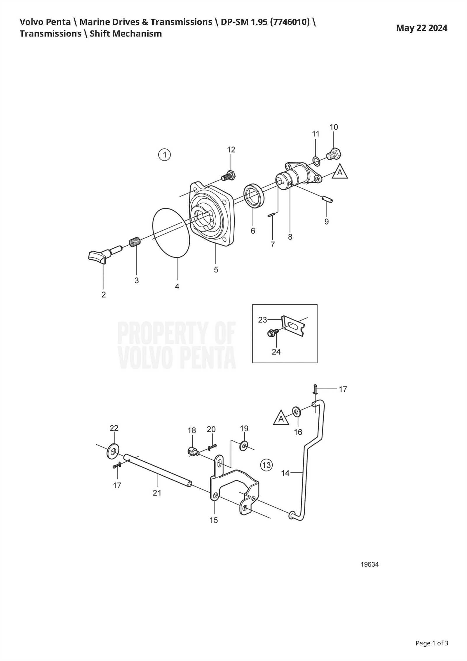 volvo penta dps outdrive parts diagram