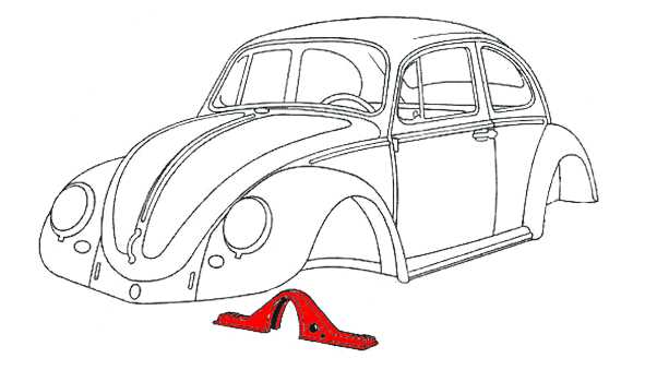 vw beetle body parts diagram