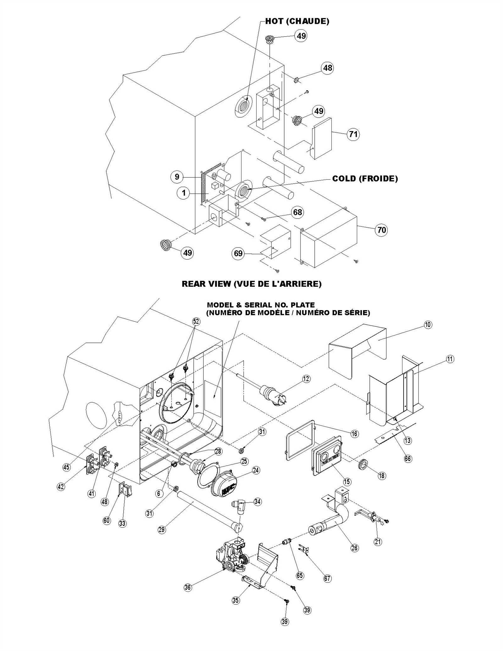 water heater parts diagram