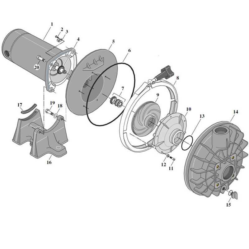 waterway pump parts diagram