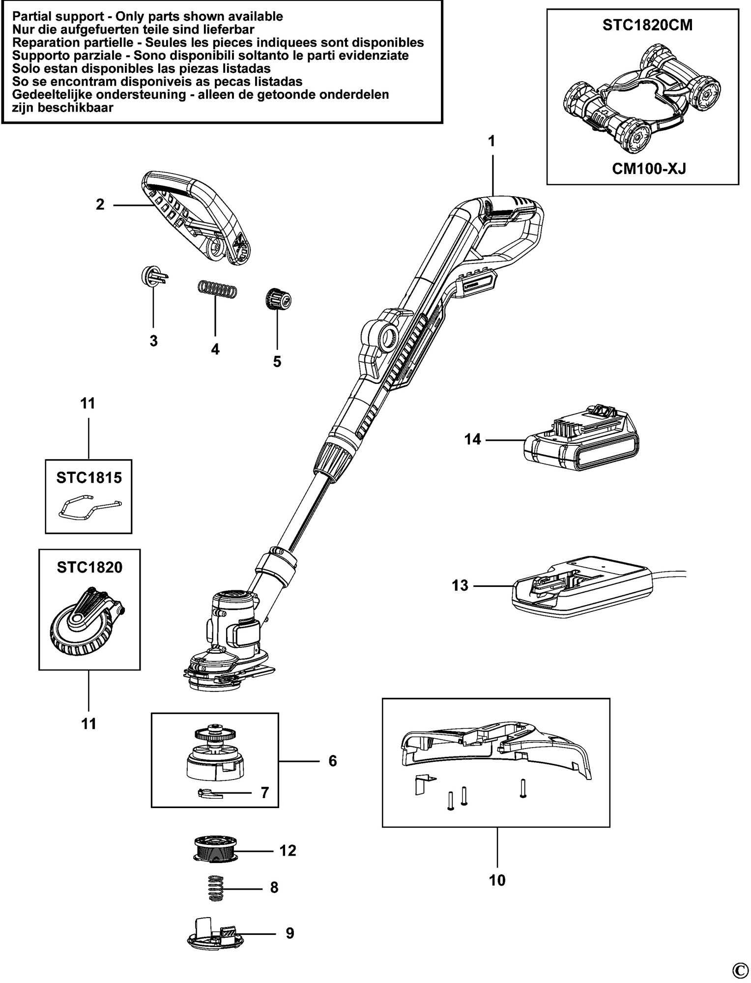 weedeater parts diagram