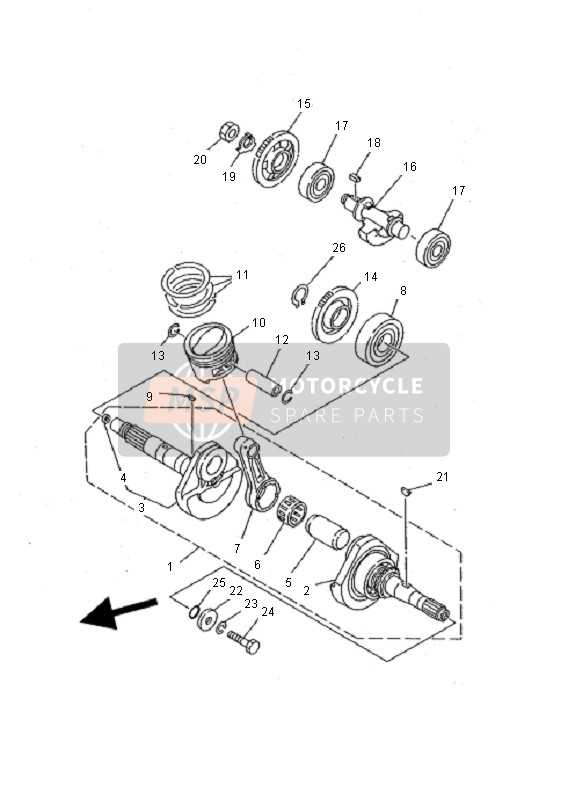 yamaha timberwolf 250 parts diagram