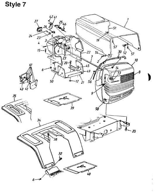 yardman lawn mower parts diagram