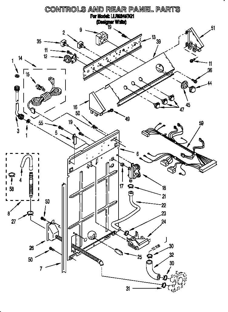 kenmore stackable washer dryer parts diagram