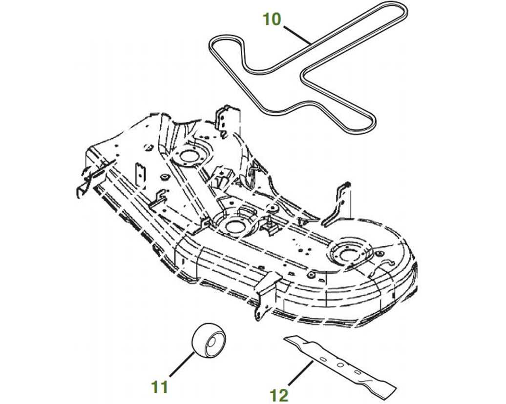 wheel horse 48 mower deck parts diagram