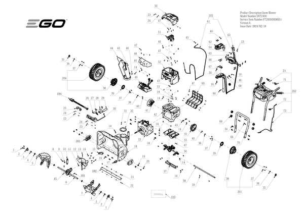 craftsman snowblower parts diagram