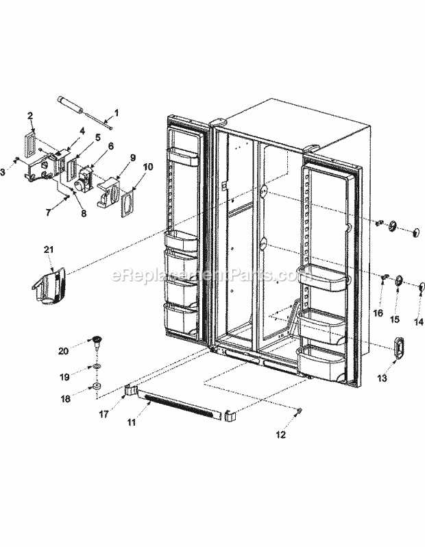 jenn air refrigerator parts diagram