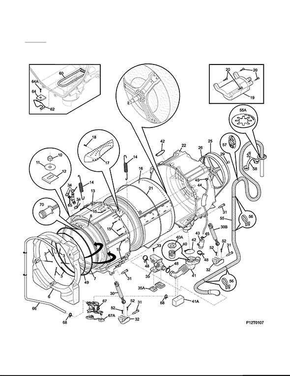 kenmore top load washer parts diagram