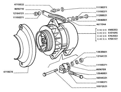 alternator parts diagram