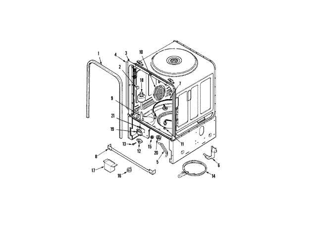 amana dishwasher parts diagram