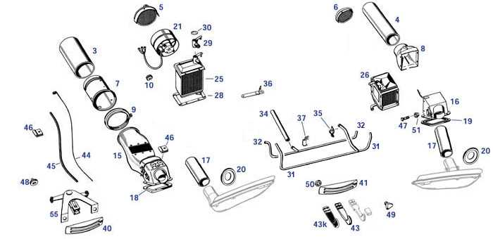 andis clipper parts diagram