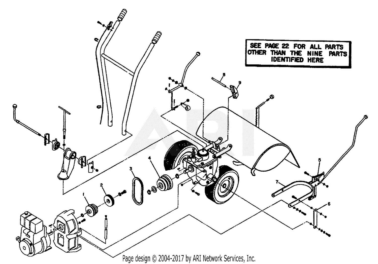 troy bilt pony parts diagram