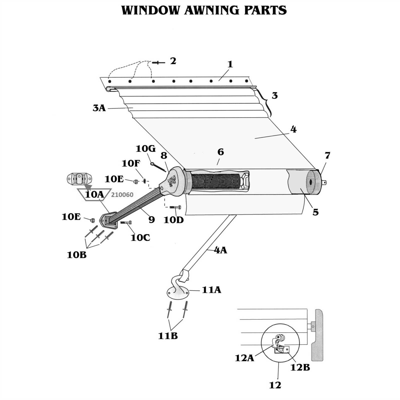 awning parts diagram