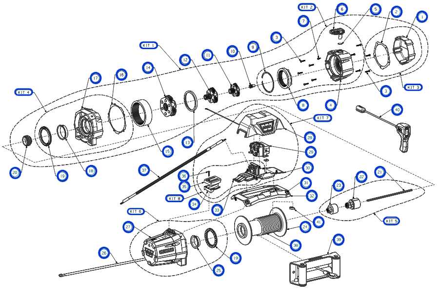 badlands winch parts diagram