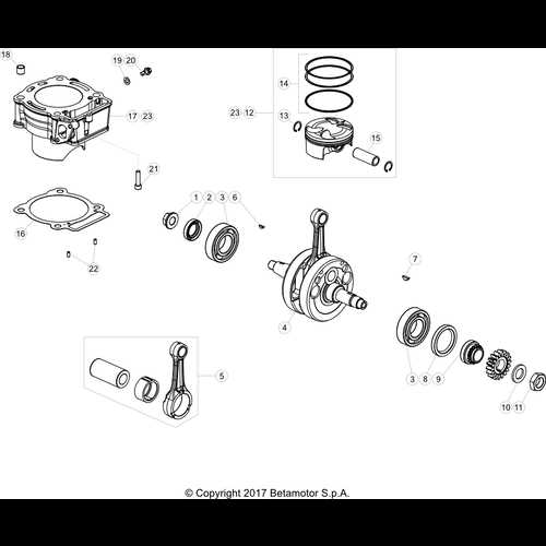 beta evo parts diagram