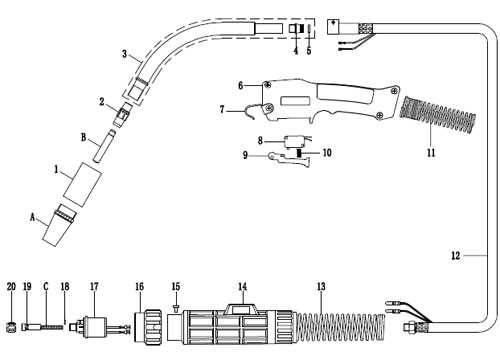 tweco mig gun parts diagram