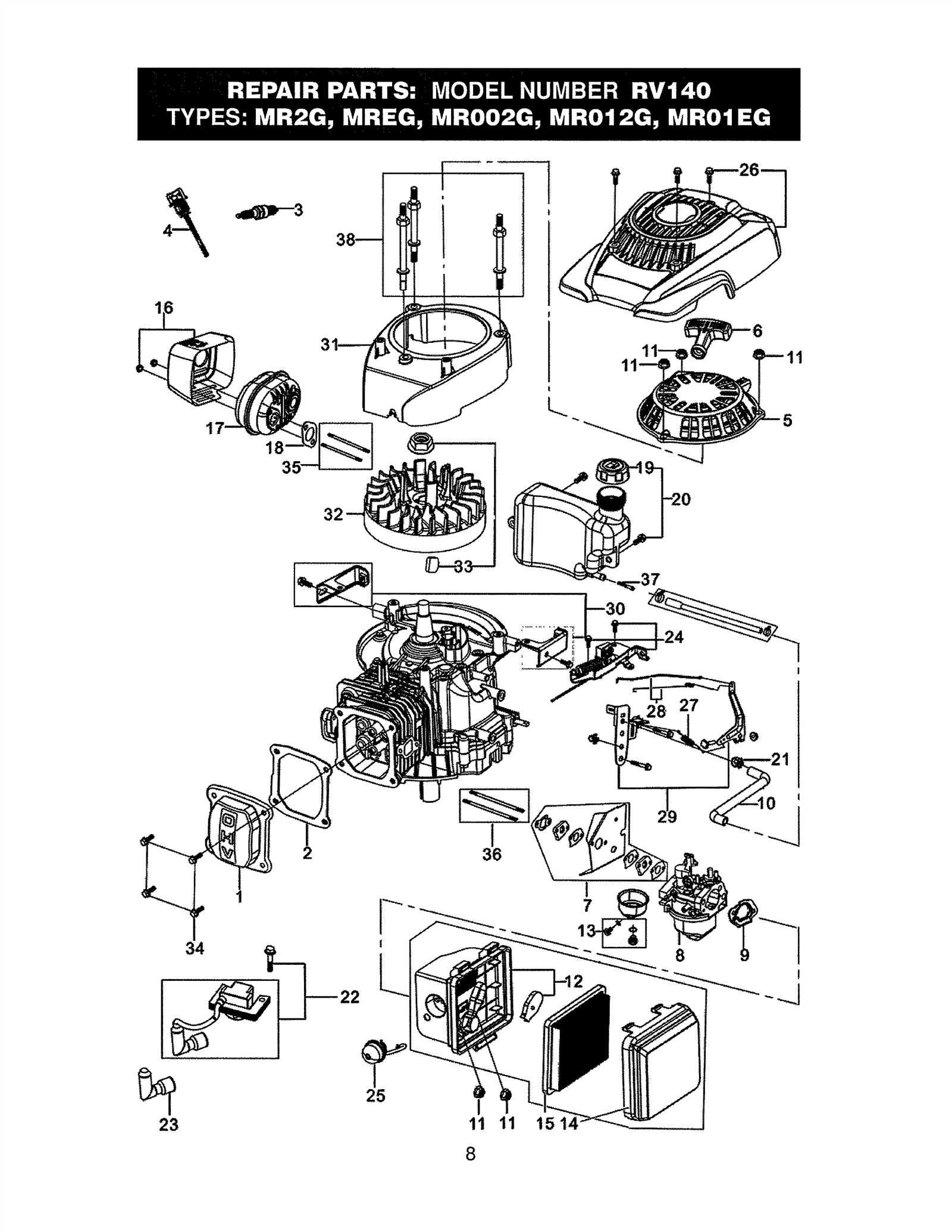 weed wacker parts diagrams