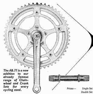 bicycle crankset parts diagram