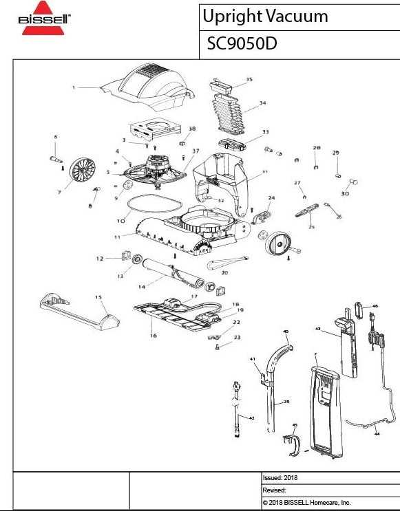 bissell carpet cleaner parts diagram