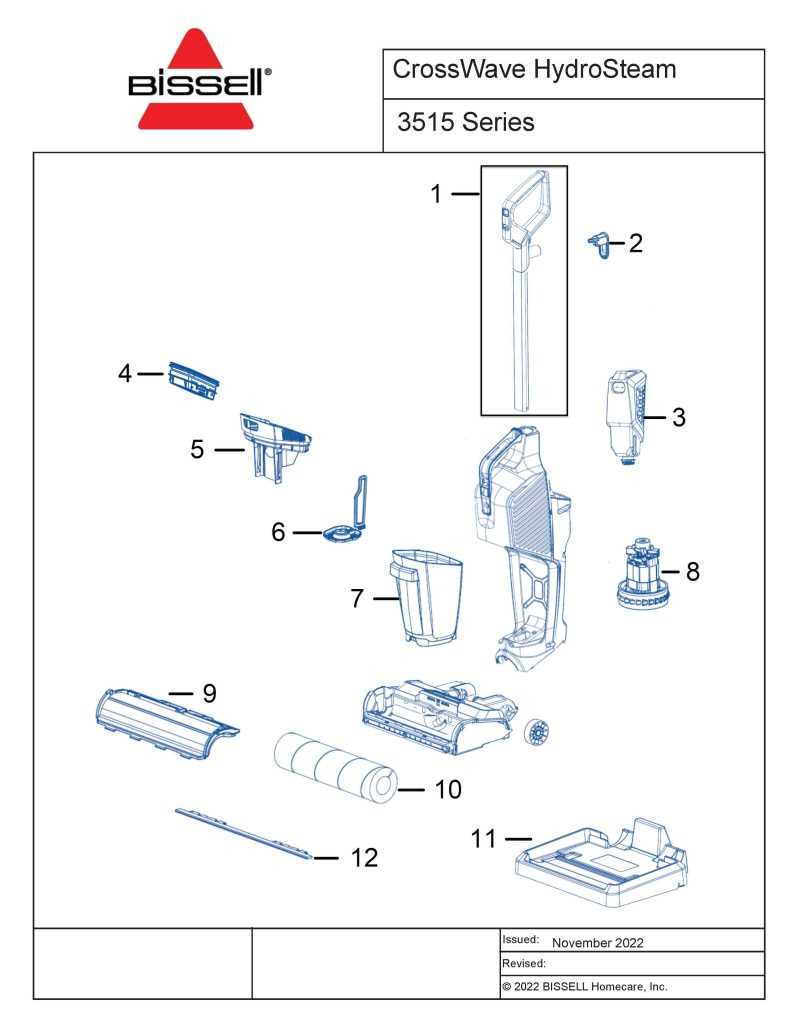 bissell vacuum cleaner parts diagram