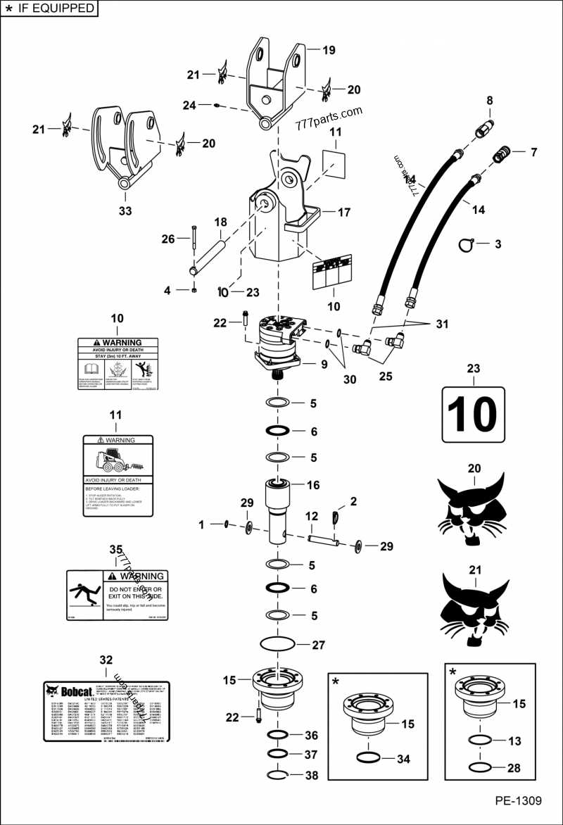 bobcat 30c auger parts diagram