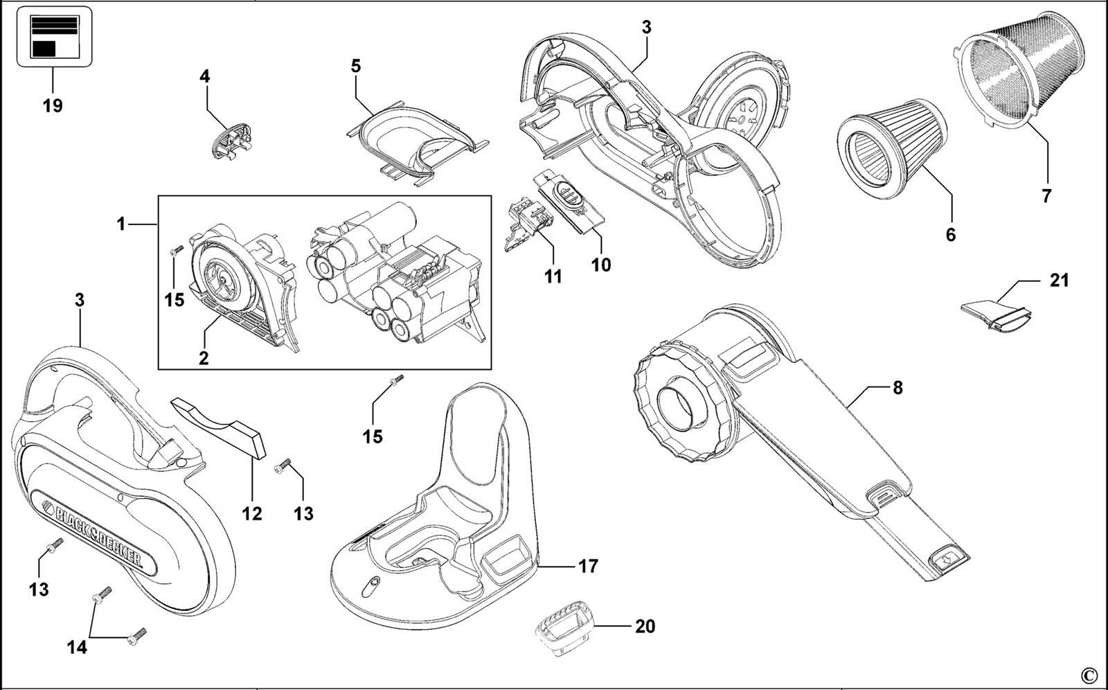 black and decker lst140 parts diagram