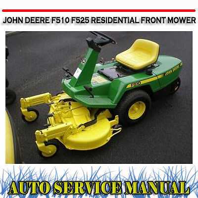 john deere f525 parts diagram