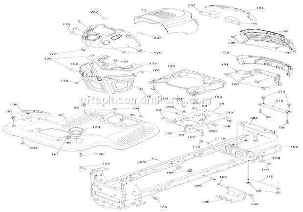 ariens lawn mower parts diagram