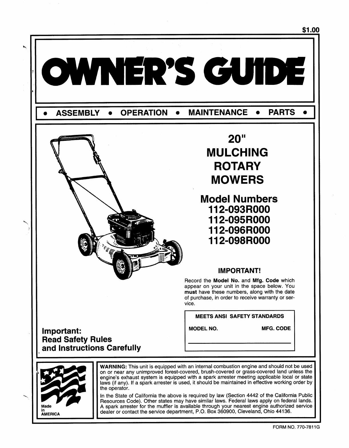 bolens lawn mower parts diagram