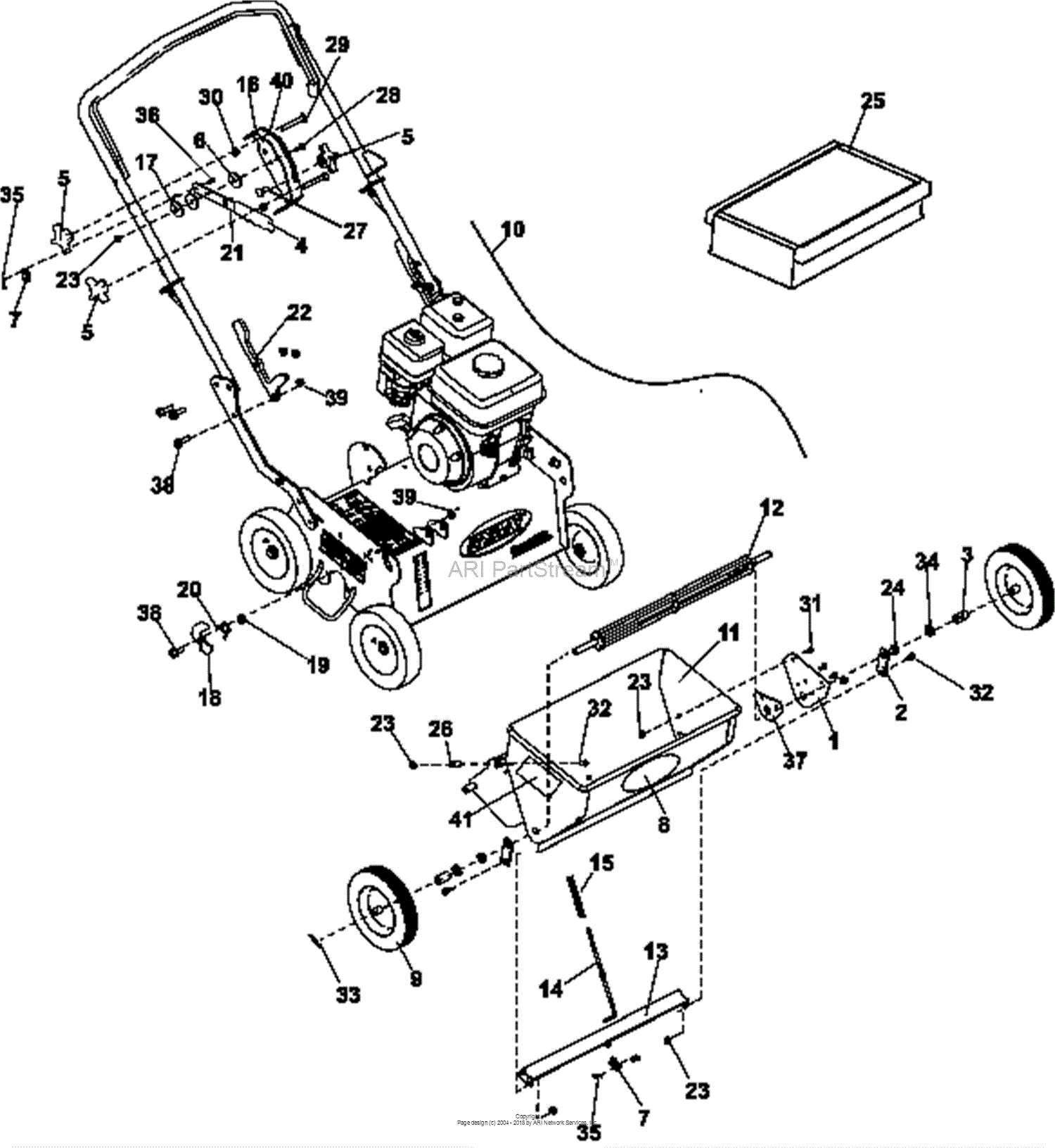 box blade parts diagram