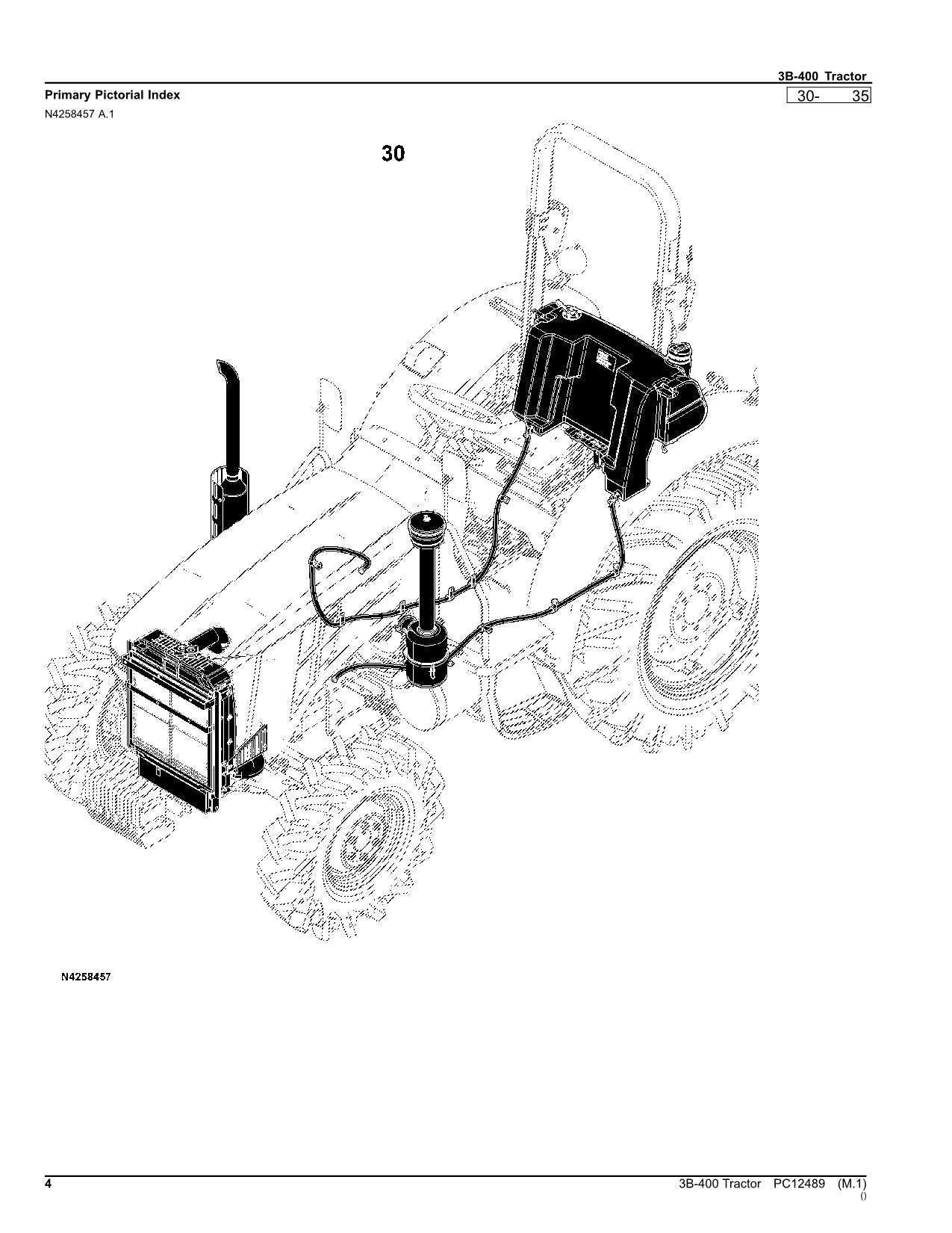 john deere 400 parts diagram