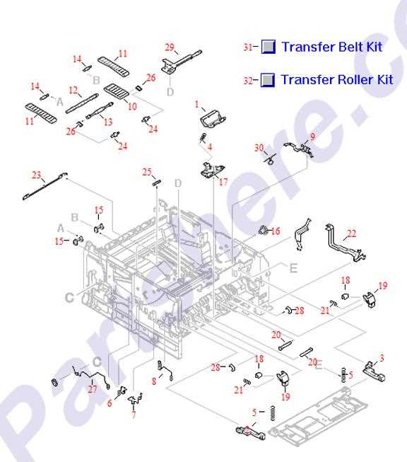 brother printer parts diagram