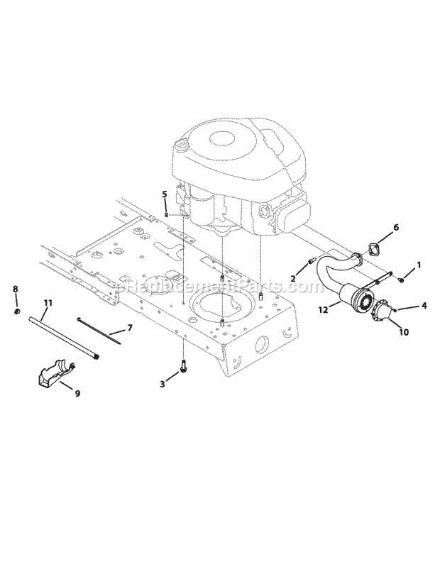 yard machine mower parts diagram