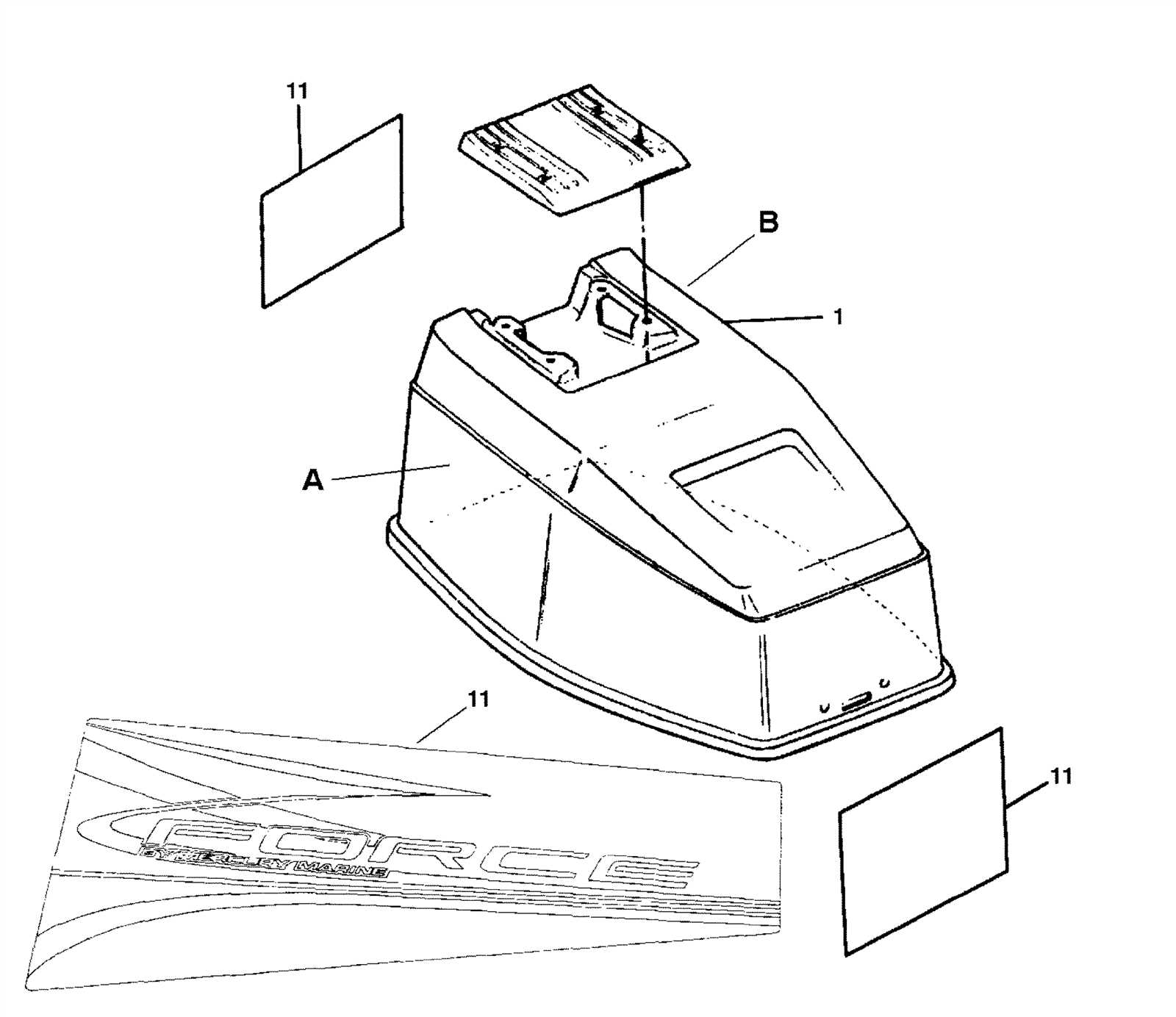 mercury 40 hp outboard parts diagram