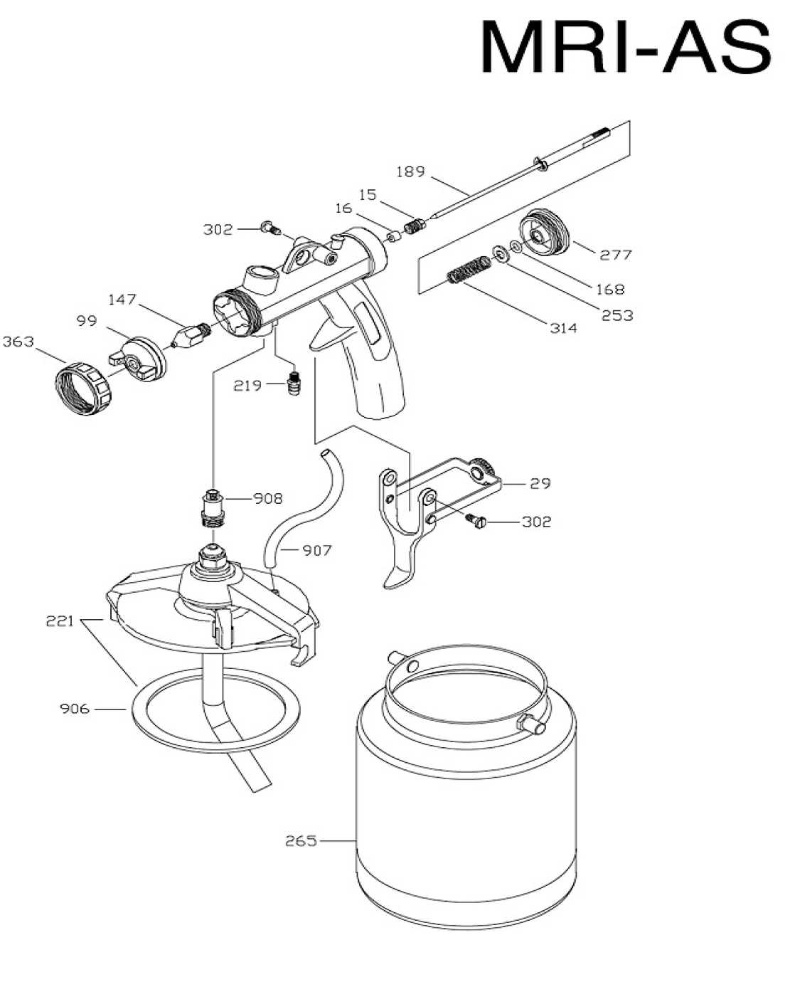 campbell hausfeld airless paint sprayer parts diagram