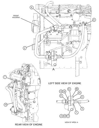 caterpillar c7 engine parts diagram