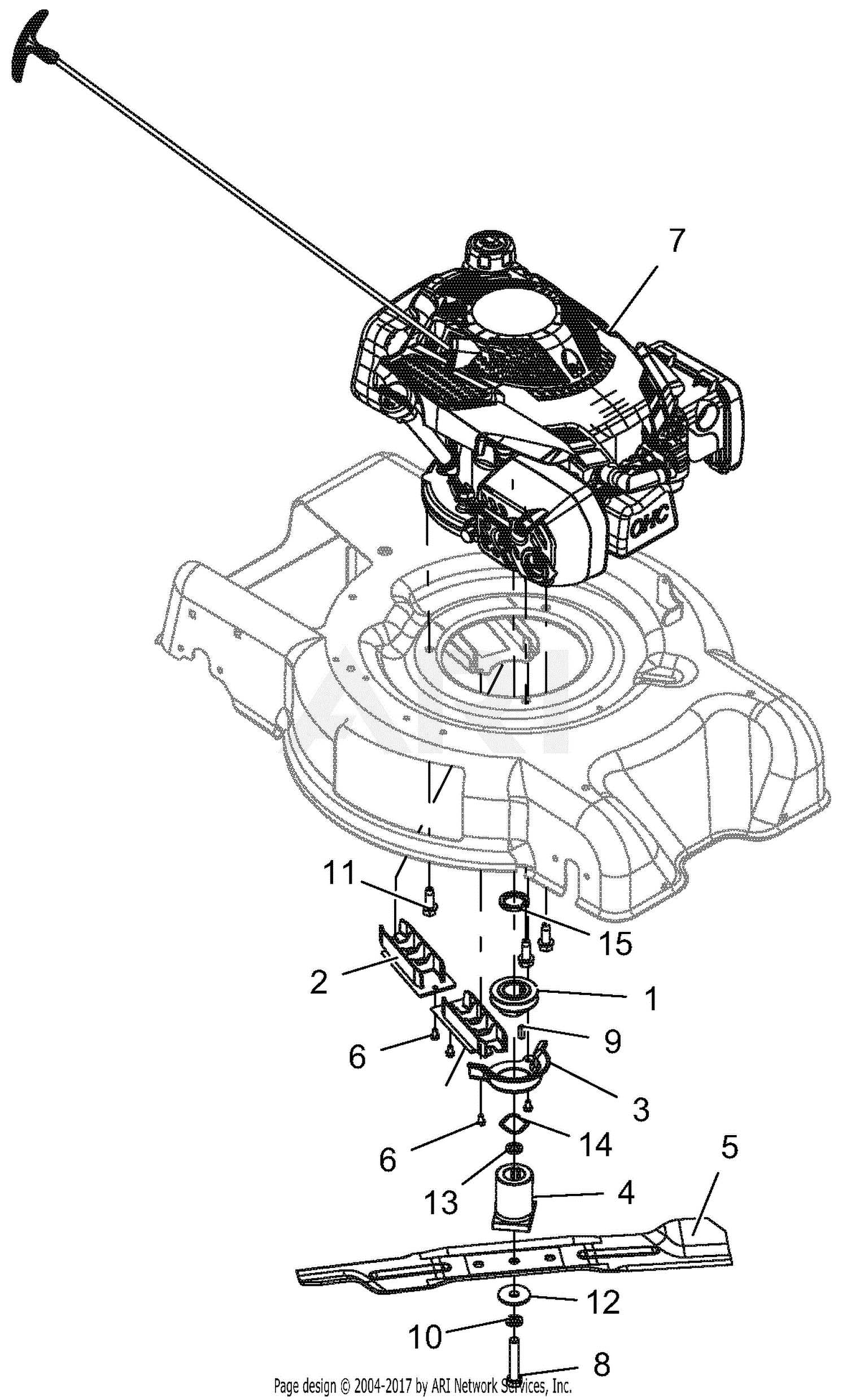 great dane mower parts diagram