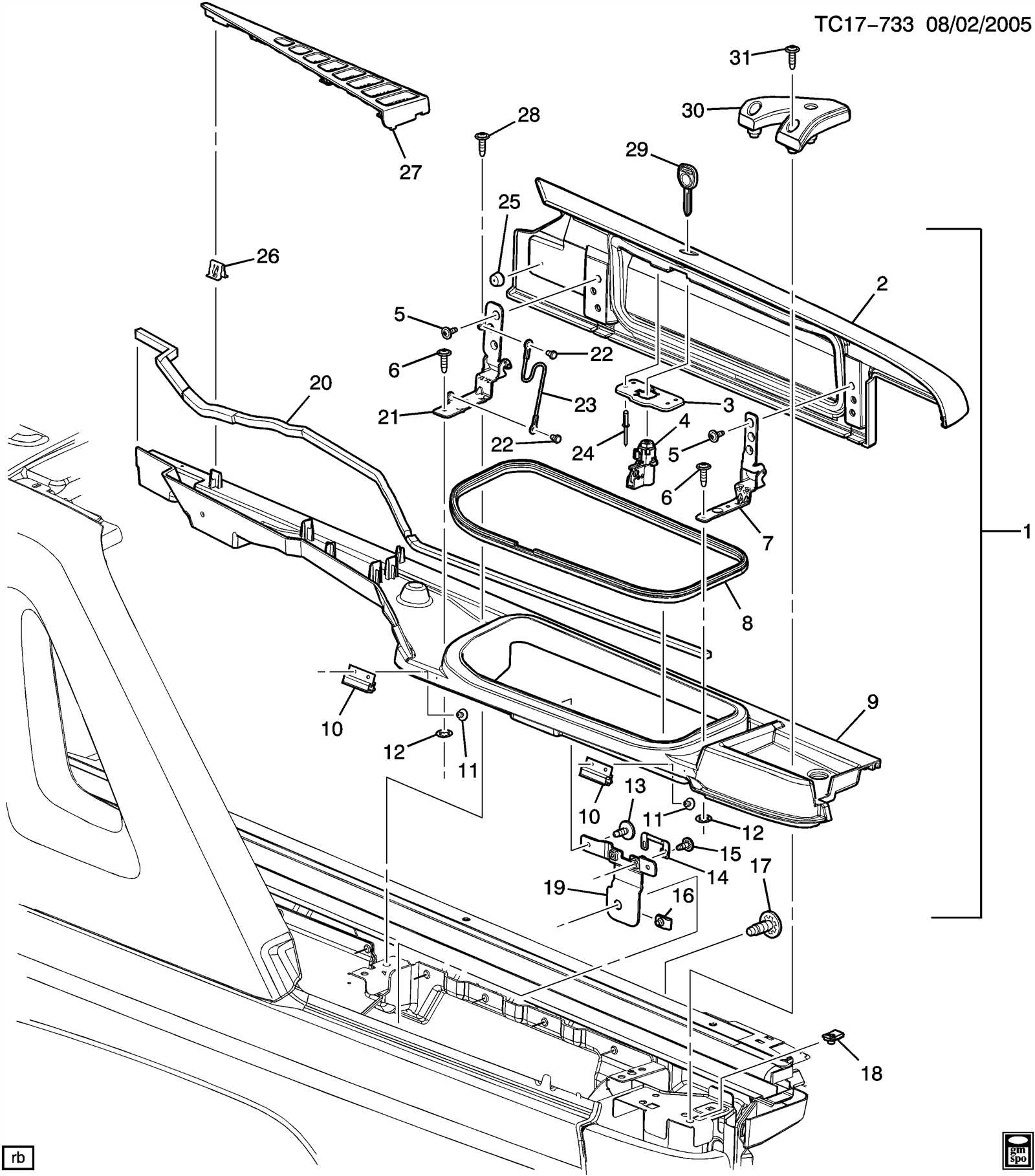 chevrolet avalanche parts diagram