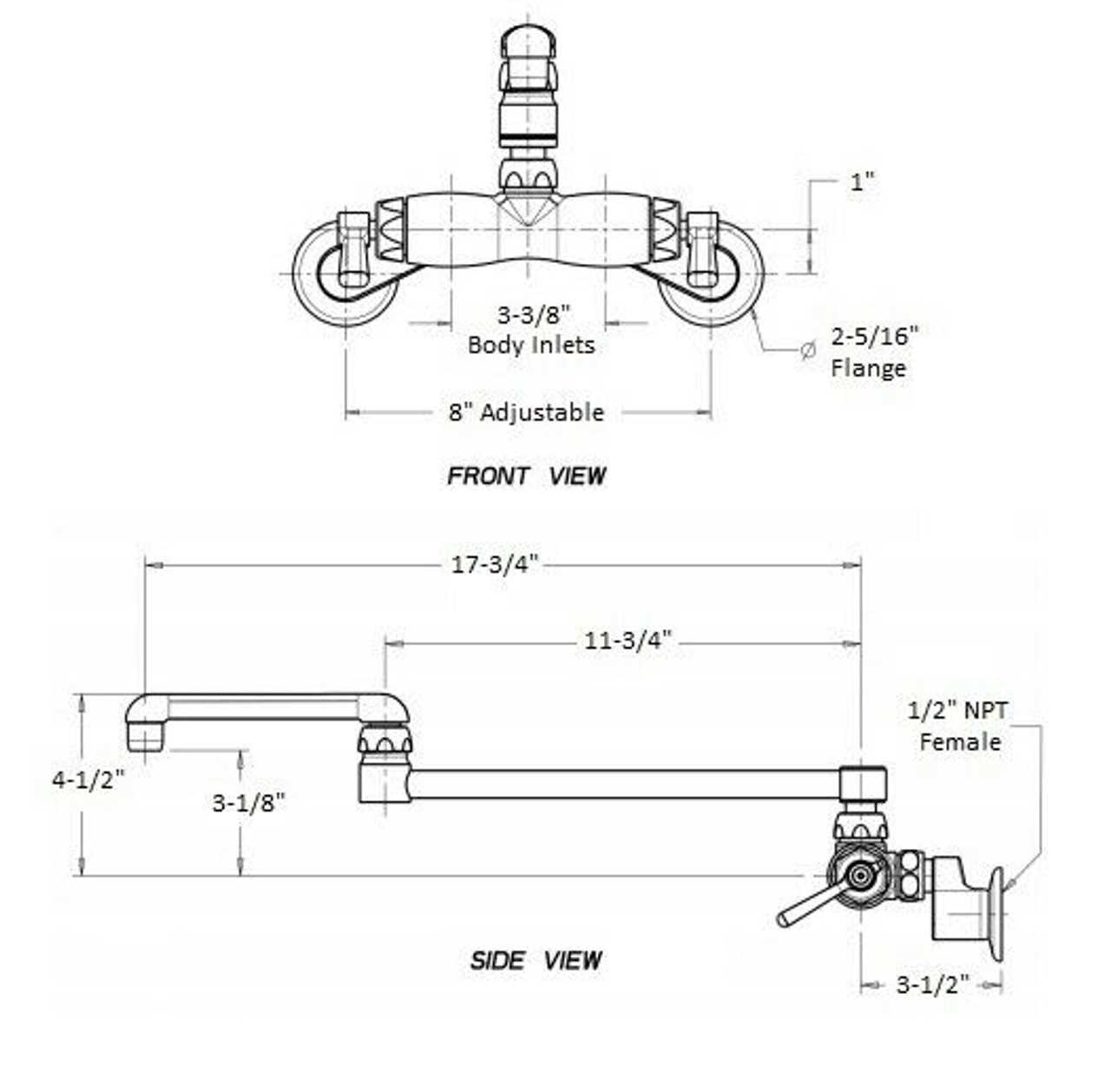 chicago faucet parts diagram