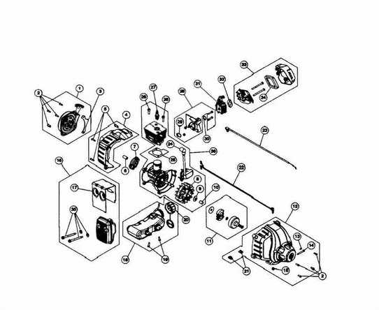 craftsman 30cc 4 cycle trimmer parts diagram