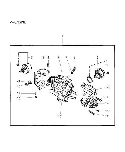 parts of a throttle body diagram